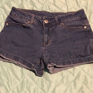 Blue jeans shorts